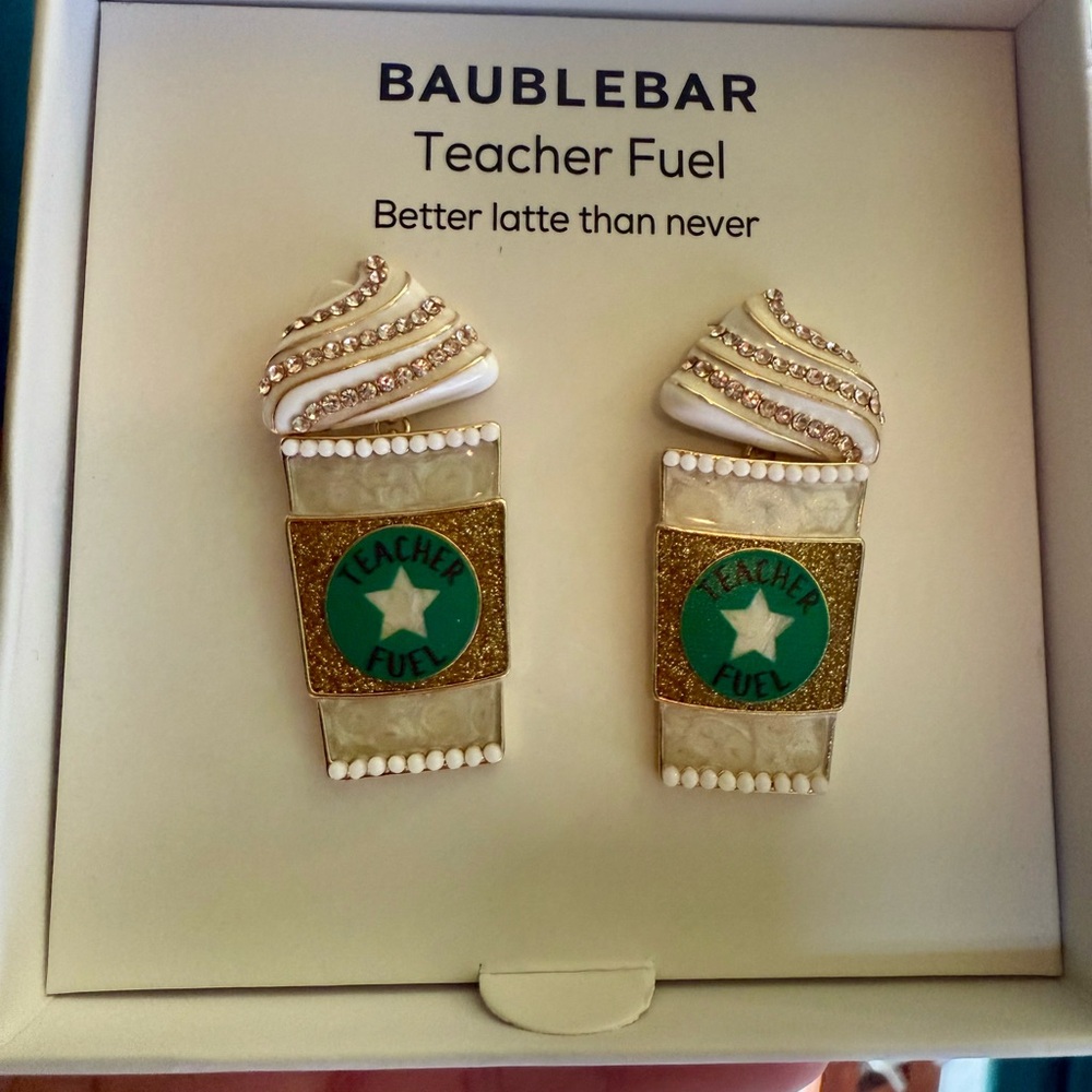 BaubleBar Teacher Fuel Earrings